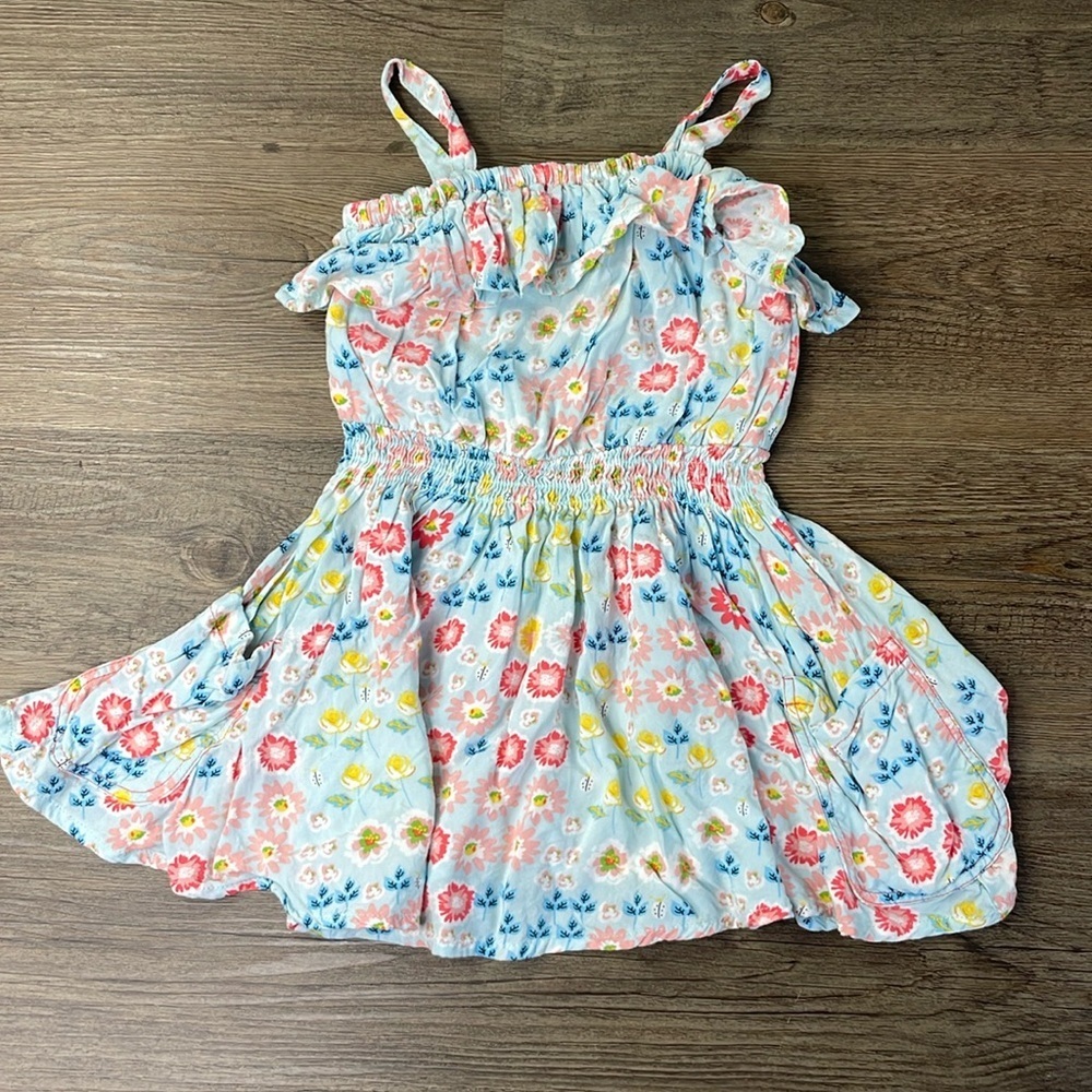 Matilda Jane Warm Meadows Dress with Pockets Girls Hello Lovely Floral Size 2